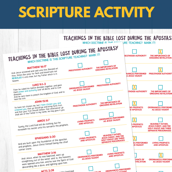 Primary 5 Lesson 2: The Apostasy and the Need for the Restoration - The ...