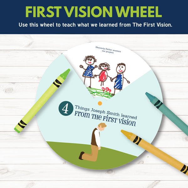 Primary 3 Lesson 5 - First Vision Coloring Wheel