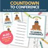 Countdown to Conference - Awesome Activity for Sharing Time or Family Home Evening