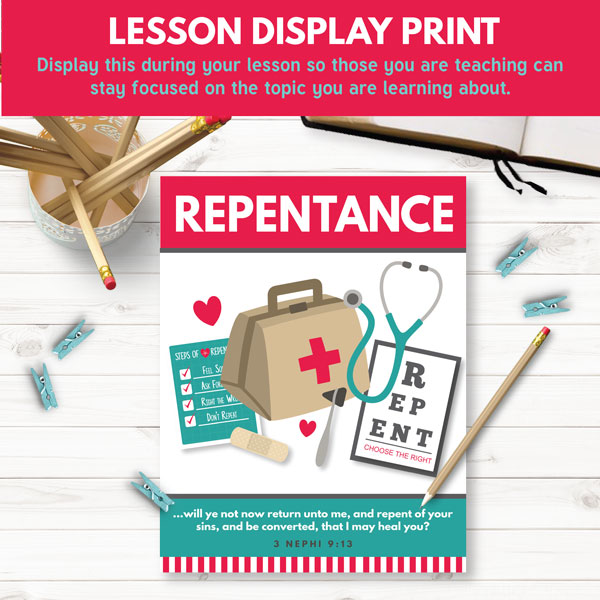 Lesson Ideas for Primary Lesson 10 - Repentance