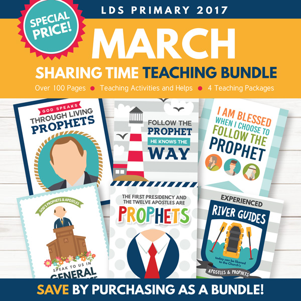March 2017 Sharing Time Combo Package - 4 Awesome Lesson Kits!