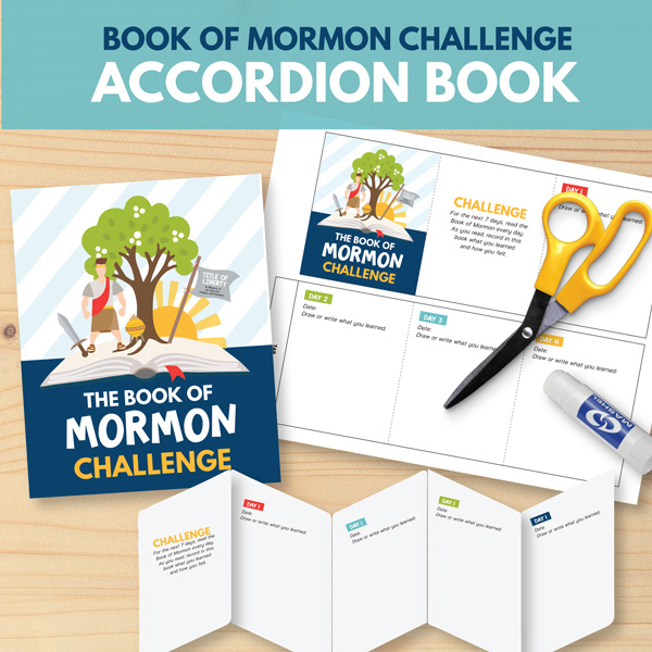 The Book of Mormon Challenge Accordion Book - Perfect for Primary children!