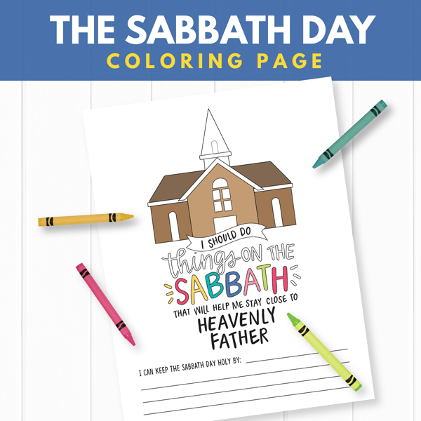 sabbath day coloring pages - photo #38