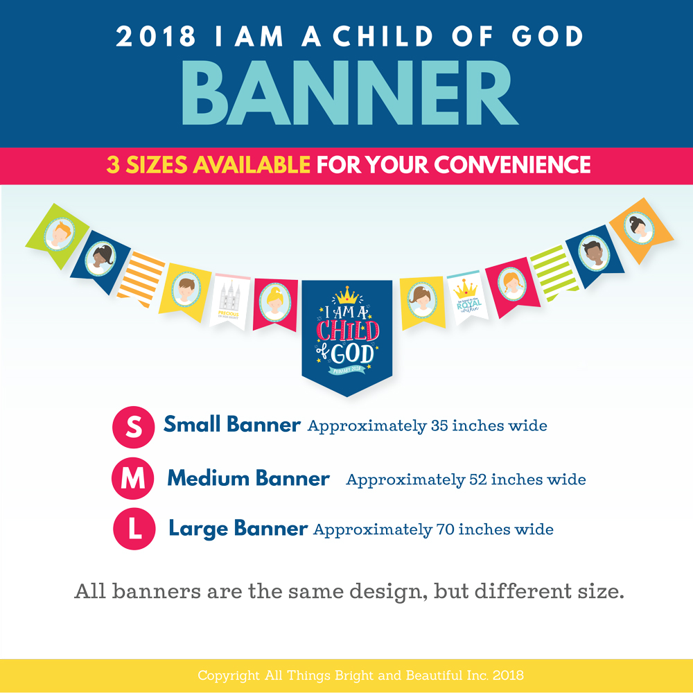 2018 Lds Primary Theme Bulletin Board I Am A Child Of God