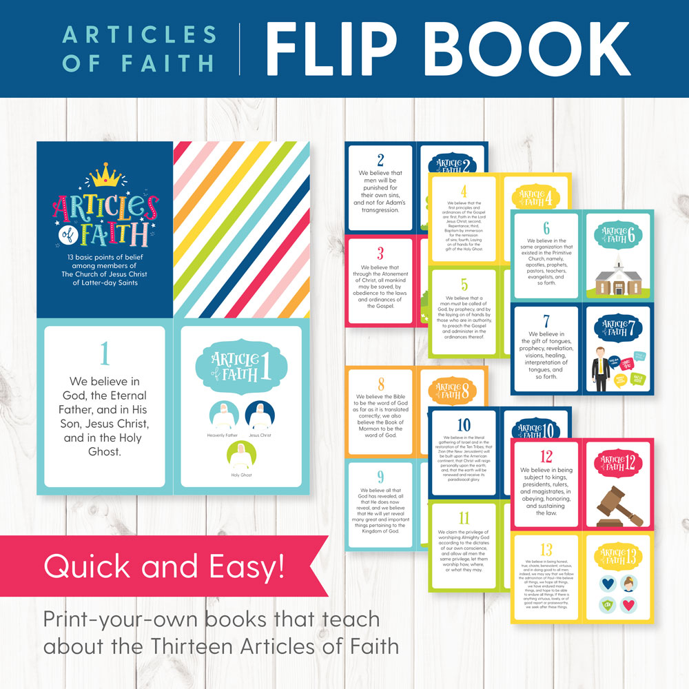 Articles Of Faith Memorization Chart