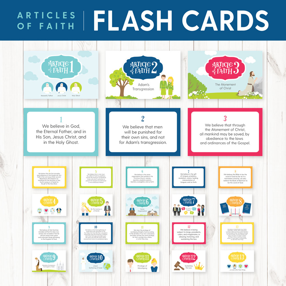 Articles Of Faith Memorization Chart