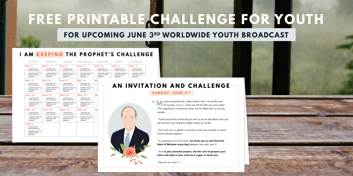 President Nelson S Book Of Mormon Challenge Chart