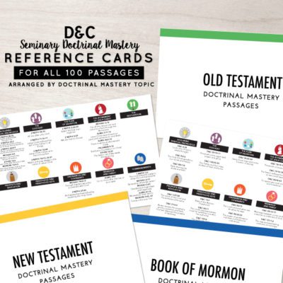 Doctrine and Covenants Doctrinal Mastery - Digital Flashcards (PDF ...