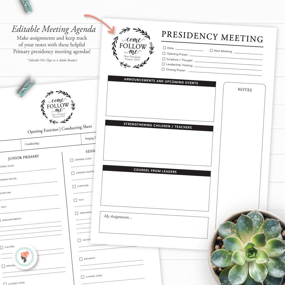 2019 LDS Primary Presidency Planner (Come Follow Me – New ... 2019 LDS Primary Presidency Planner (Come Follow Me – New ...