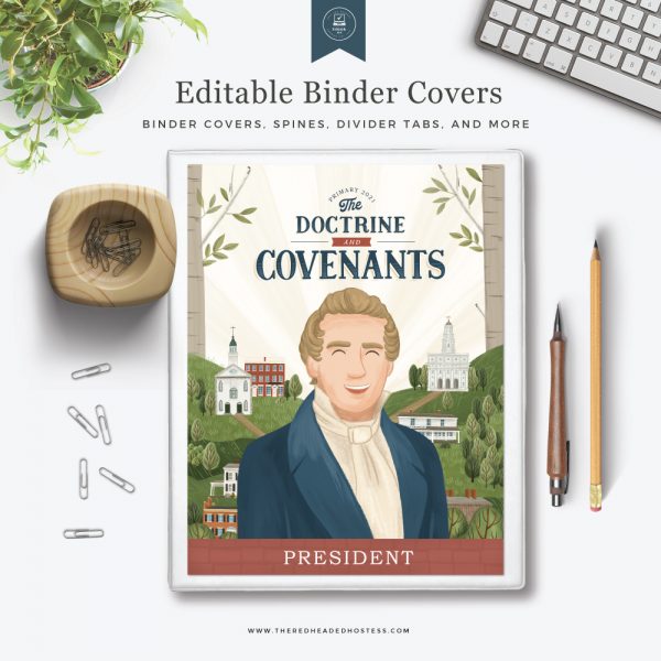 2021 Primary Binder Covers Doctrine and Covenants