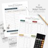 Primary Budget Tracker Primary Presidency Planner 2021