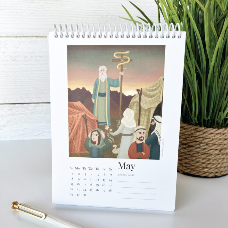 2022 Old Testament Desktop Calendar The Red Headed Hostess