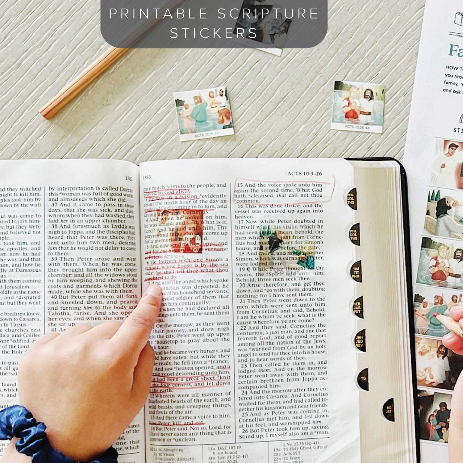 The Best Scripture Stickers- The Red Headed Hostess