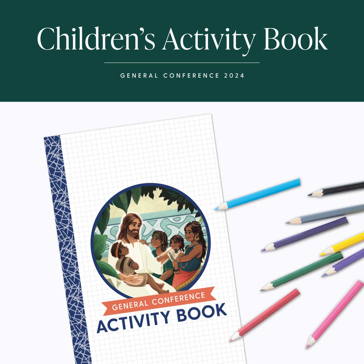 October 2024 General Conference Children's Activity Book The Red