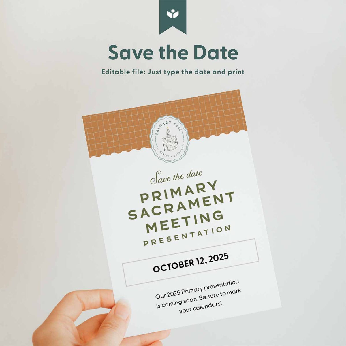 2025 Primary-Doctrine and Covenants-Sacrament Meeting Presentation Kit ...
