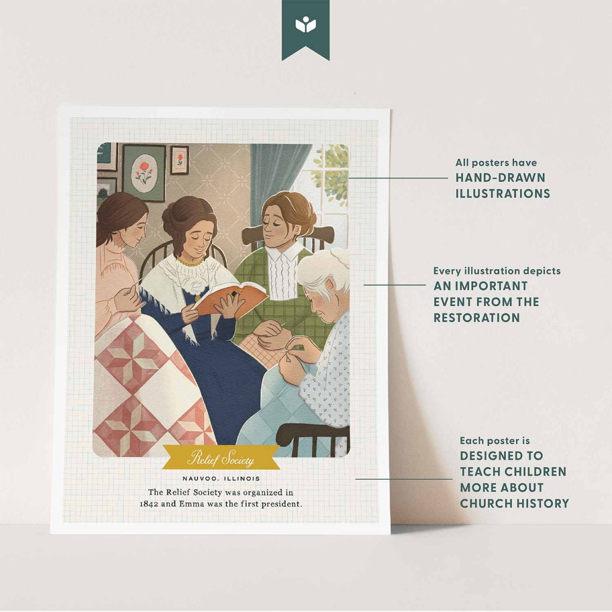 2025 Primary-Doctrine and Covenants-Restoration Art Posters - The Red ...