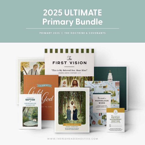 2025 PrimaryDoctrine and CovenantsUltimate Primary Bundle The Red Headed Hostess